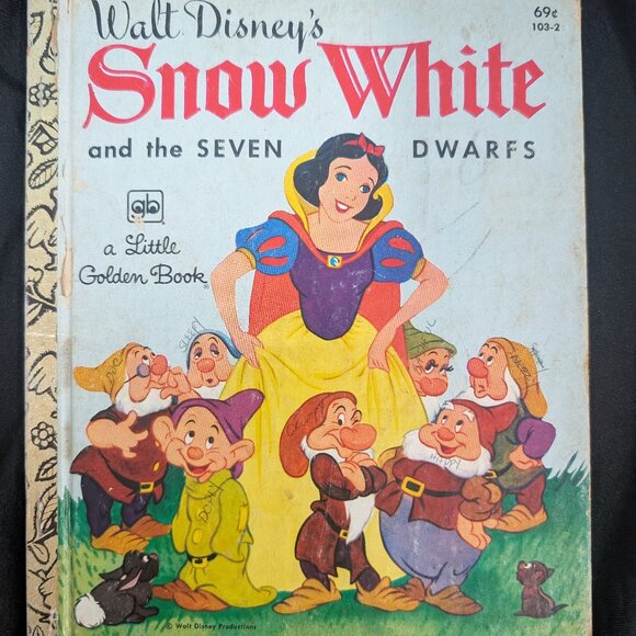 Walt Disney’s Snow White and the Seven Dwarfs – Vintage Little Golden Book - Picture 1 of 2